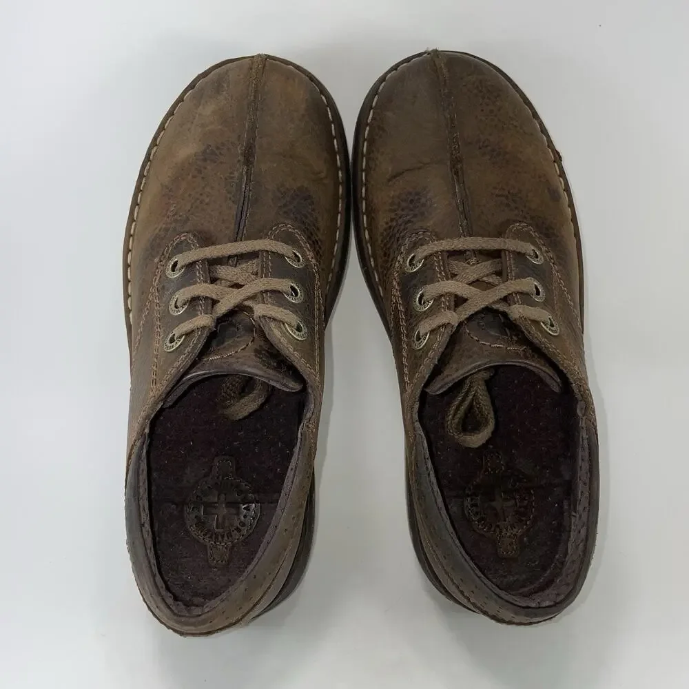 Dr. Martens Neville Mens Size 7 Brown Leather Oxford Lace Up Shoes Casual